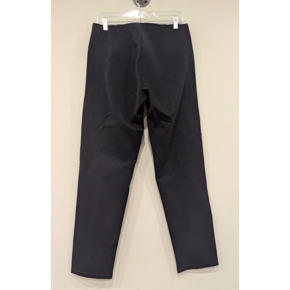 Eileen Fisher Black Flat Front Pull On Pants Size Medium - Picture 3 of 6